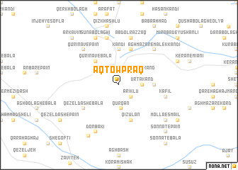 map of Āqtowprāq
