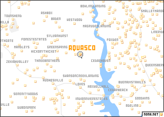 map of Aquasco