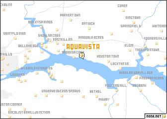 map of Aqua Vista