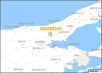 map of Aquebogue