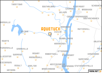 map of Aquetuck