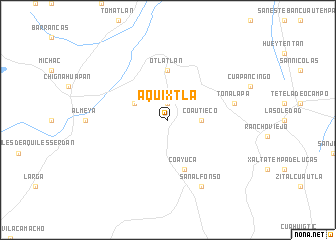 map of Aquixtla