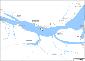 map of Aqungok