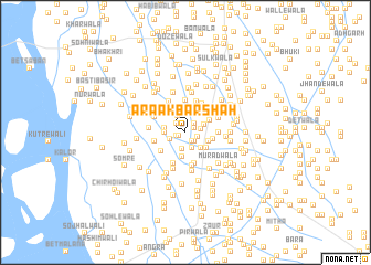 map of Āra Akbar Shāh