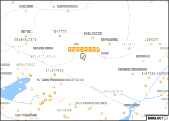 map of ‘Arabābād