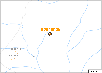 map of ‘Arabābād