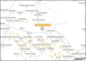 map of ‘Arabābād