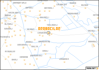 map of Arabaçılar