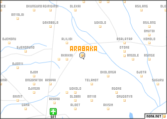 map of Arabaka