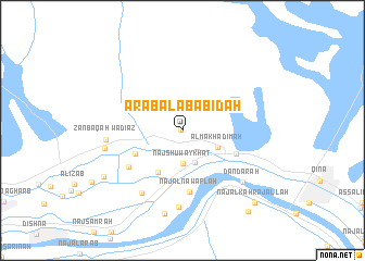 map of ‘Arab al ‘Abābidah