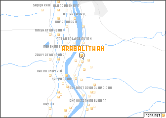 map of ‘Arab al ‘Itwah