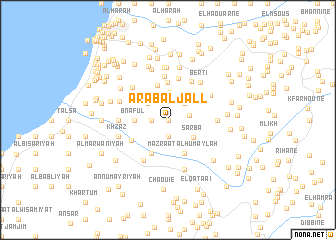 map of ‘Arab al Jall