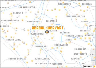 map of ‘Arab al Kuraydāt