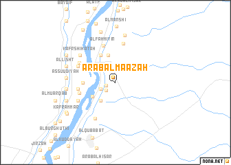 map of ‘Arab al Ma‘‘āzah