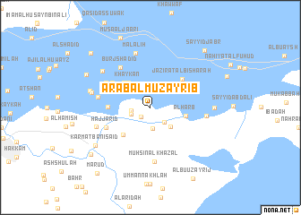 map of ‘Arab al Muzayrīb