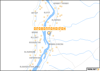 map of ‘Arab an Namāʼirah