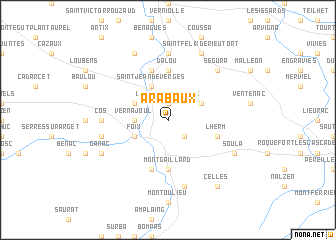 map of Arabaux