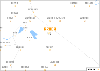 map of Araba