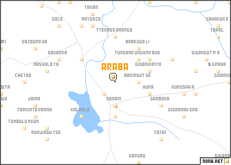 map of Araba