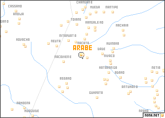 map of Árabe