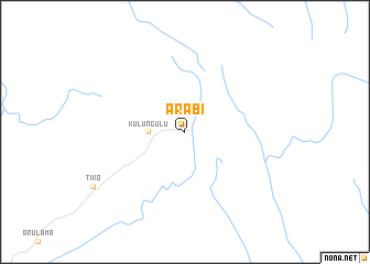 map of Arabi
