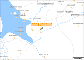 map of ‘Arab Jawāmīr