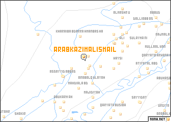 map of ‘Arab Kāz̧im al Ismā‘īl