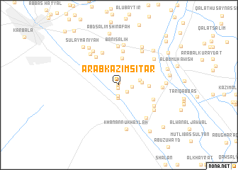 map of ‘Arab Kāz̧im Sitār