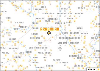 map of Arab Khan