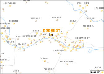 map of Arab Kot