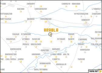 map of Arabla