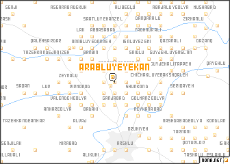 map of ‘Arablū-ye Yekān