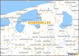 map of ‘Arab Maḩalleh