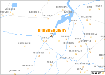 map of Ərǝbmehdibǝy