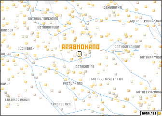 map of Arab Mohāno