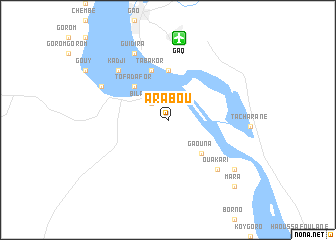 map of Arabou