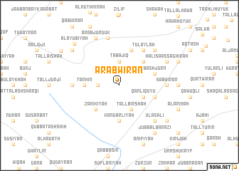 map of ‘Arab Wīrān