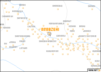 map of ‘Arab Zehī