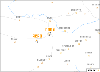 map of Arab