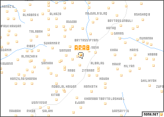 map of ‘Arab