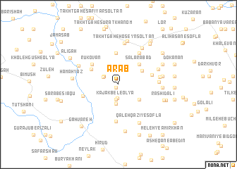 map of ‘Arab