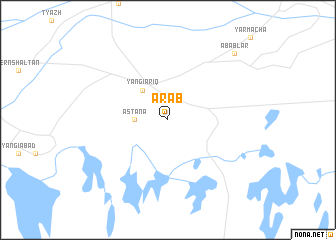 map of Arab