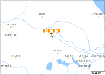 map of Aracachi