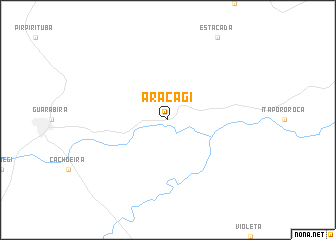 map of Araçagi