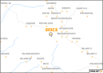 map of Araçá