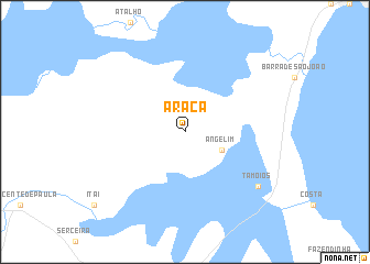 map of Araçá