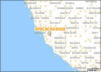 map of Arachchikanda