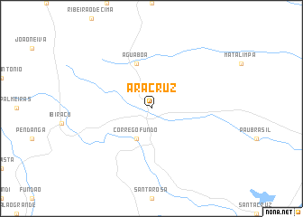 map of Aracruz