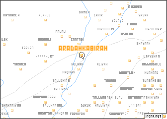 map of ‘Arādah Kabīrah