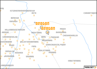 map of Ārādān